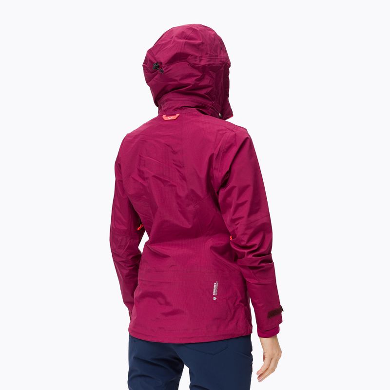 Salewa dámska bunda do dažďa Sella Responsive bordová 00-0000027879 4