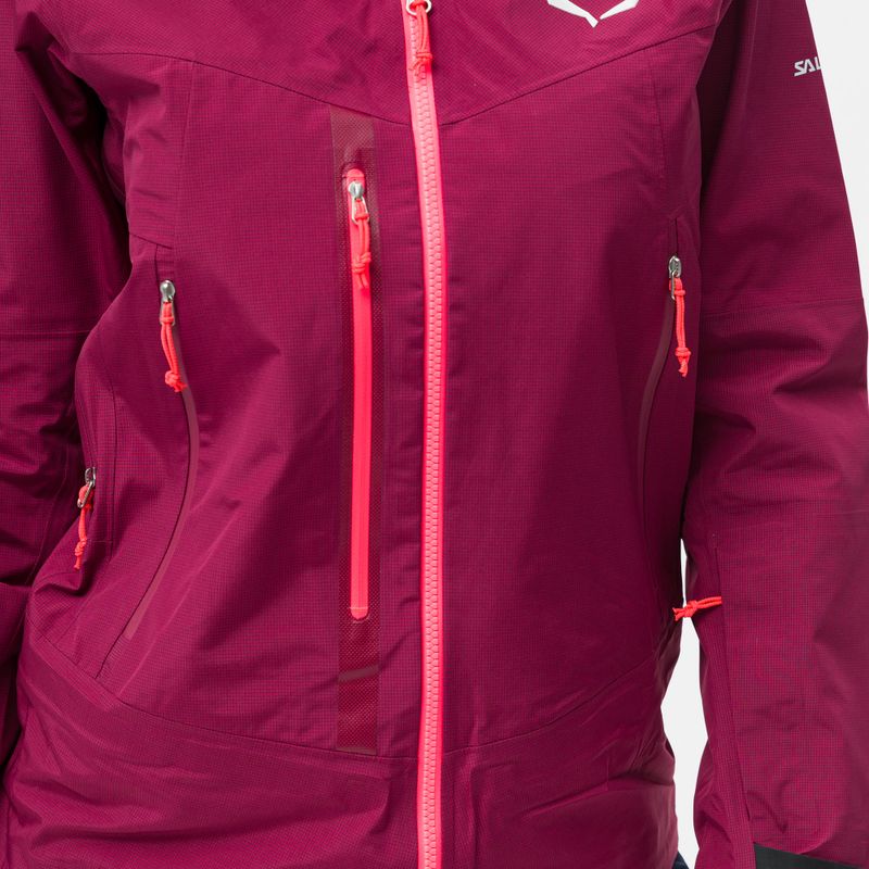 Salewa dámska bunda do dažďa Sella Responsive bordová 00-0000027879 5