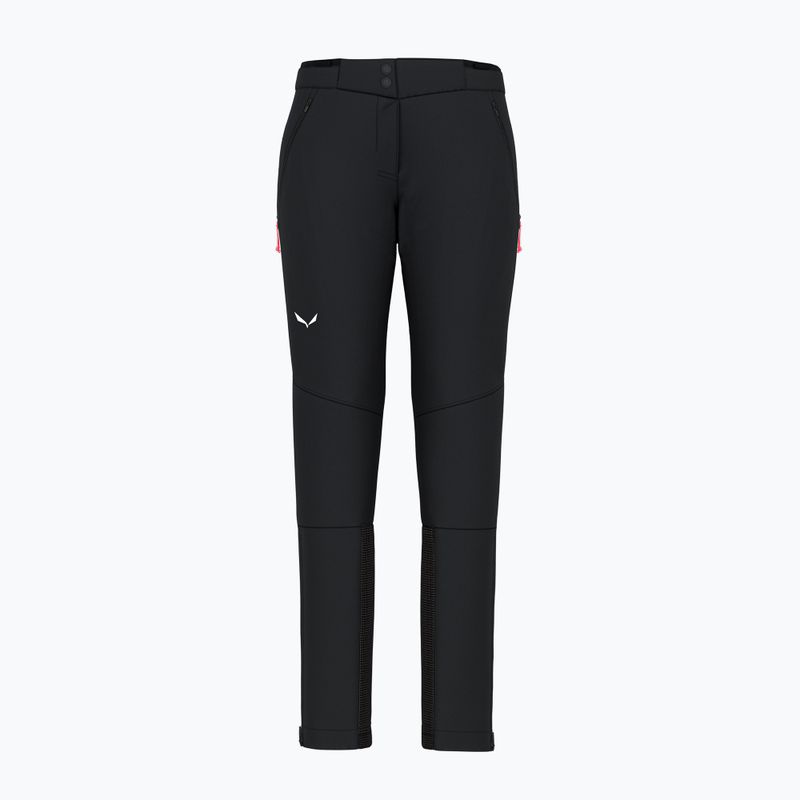 Dámske softshellové nohavice Salewa Lagorai Durastretch black out 2