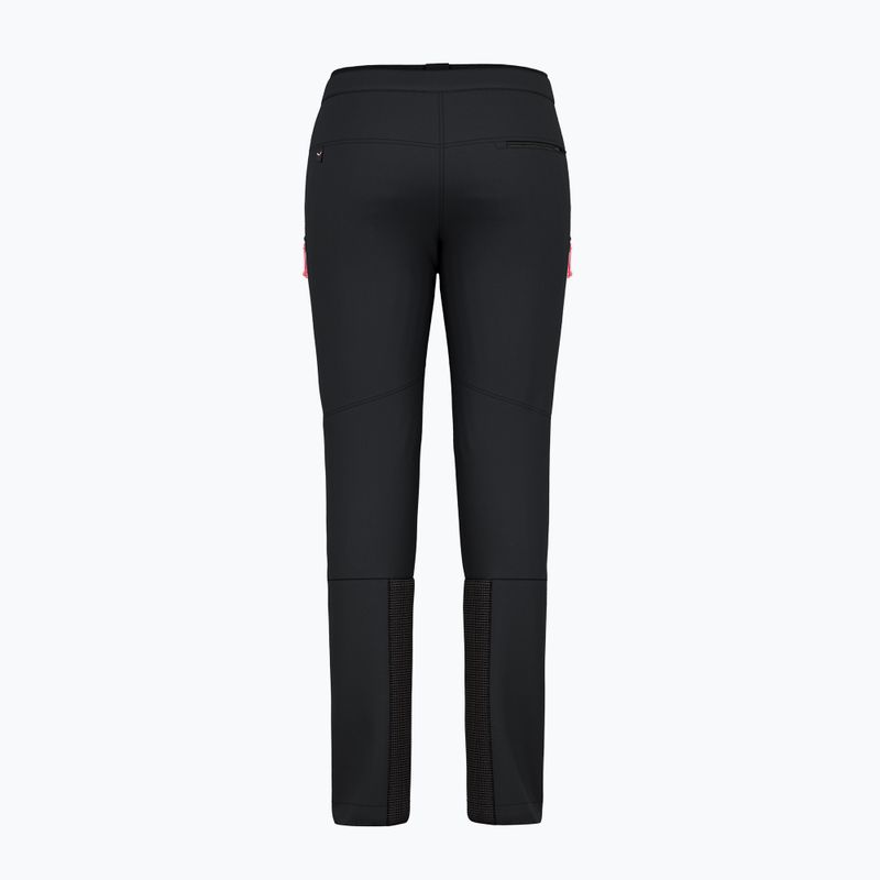 Dámske softshellové nohavice Salewa Lagorai Durastretch black out 3
