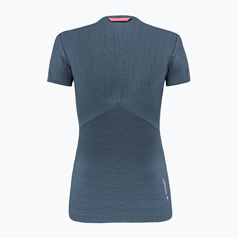 Dámske trekingové tričko Salewa Zebru Medium Warm Amr dark denim 9