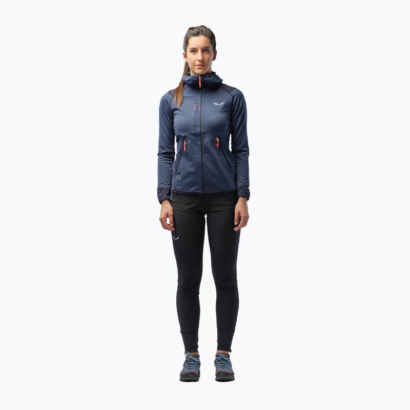 Salewa dámska fleecová mikina Agner Hybrid PL/DST FZ Hoody navy blue 00-0000027372 2