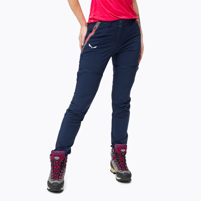Dámske softshellové nohavice Salewa Pedroc DST navy blue 00-0000026958