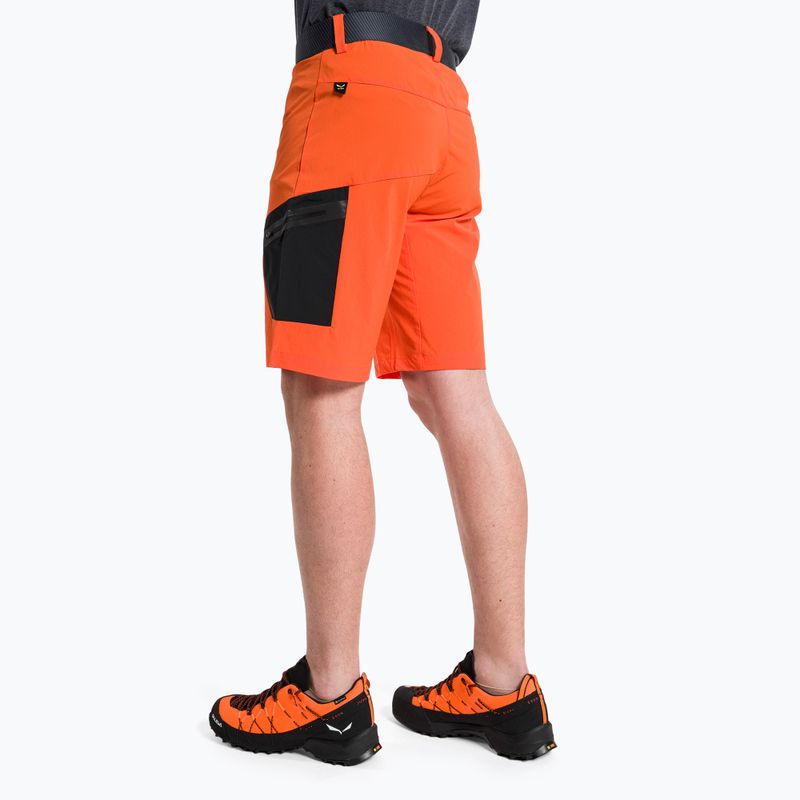 Pánske turistické šortky Salewa Pedroc Cargo 2 orange 26934 3