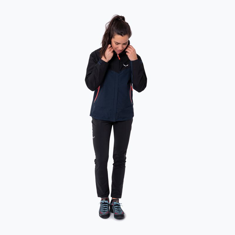 Salewa Moiazza GTX-Pac dámska bunda do dažďa navy-black 00-0000027911