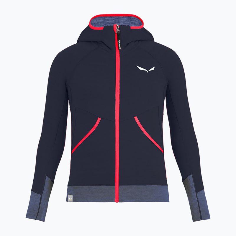 Salewa Puez Hybrid PL FZ Hoody detská fleecová mikina tmavomodrá 00-0000027769