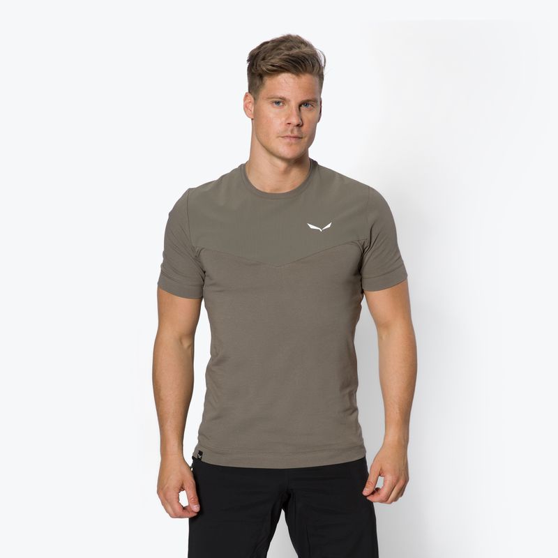 Salewa Lavaredo Hemp green pánske trekové tričko 00-0000028061