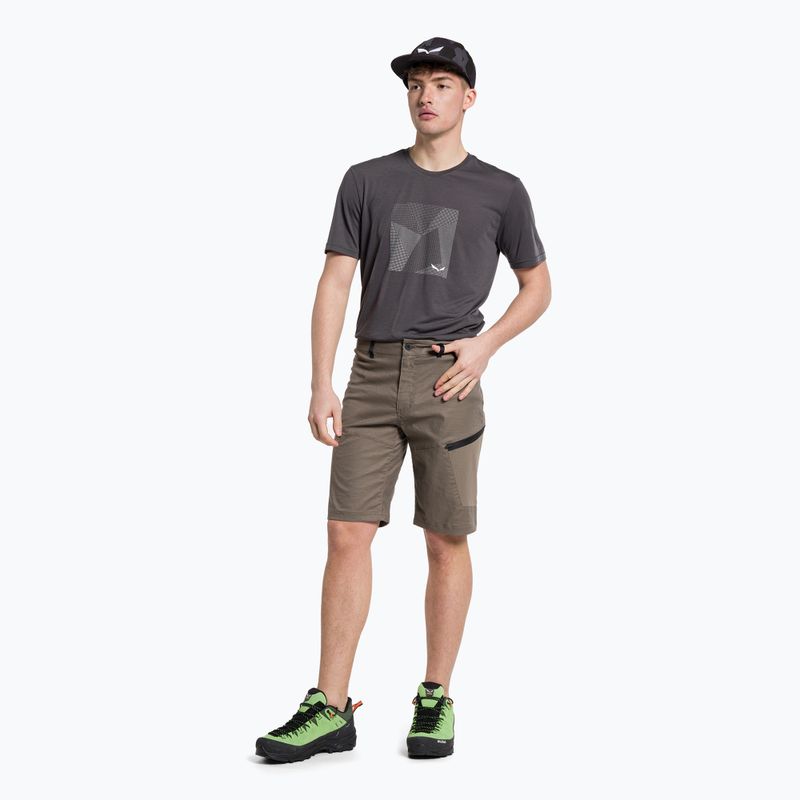 Salewa Lavaredo Hemp pánske turistické šortky hnedé 00-0000028033 2