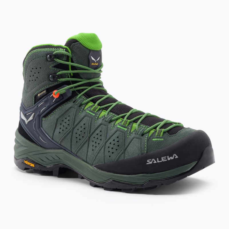 Pánske trekové topánky Salewa Alp Trainer 2 Mid GTX green 00-0000061382