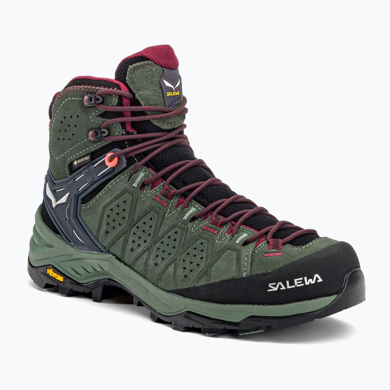 Dámske trekové topánky Salewa Alp Trainer 2 Mid GTX green 00-0000061383