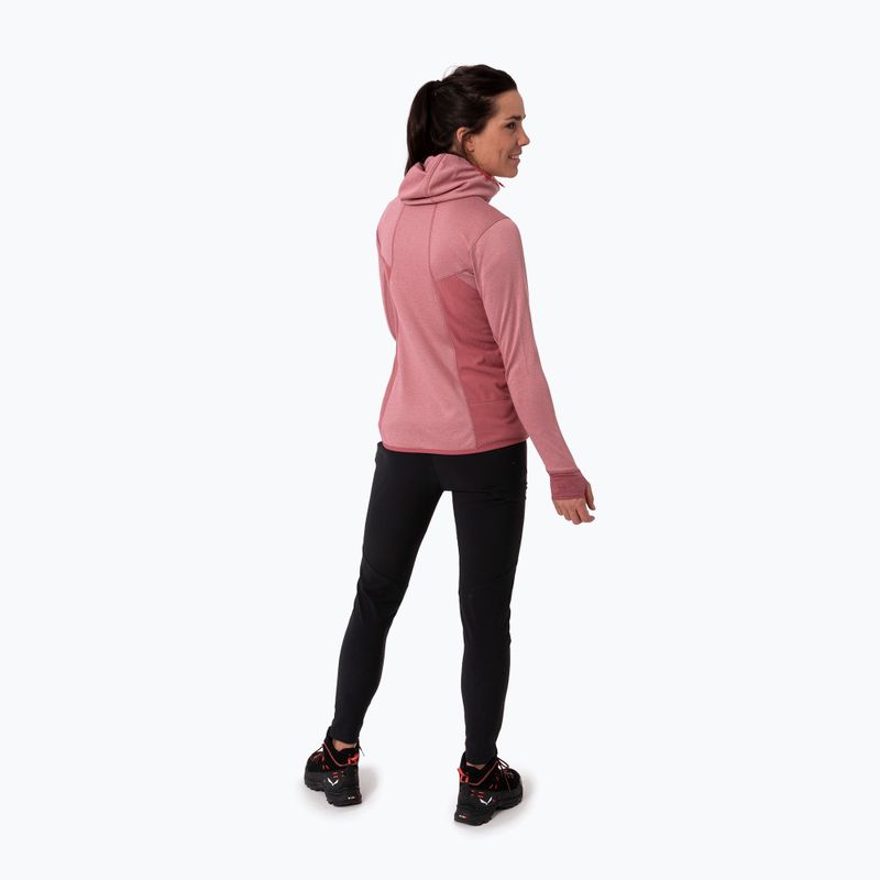 Salewa dámska fleecová mikina Puez Hybrid PL FZ Hoody ružová 00-0000027389 2