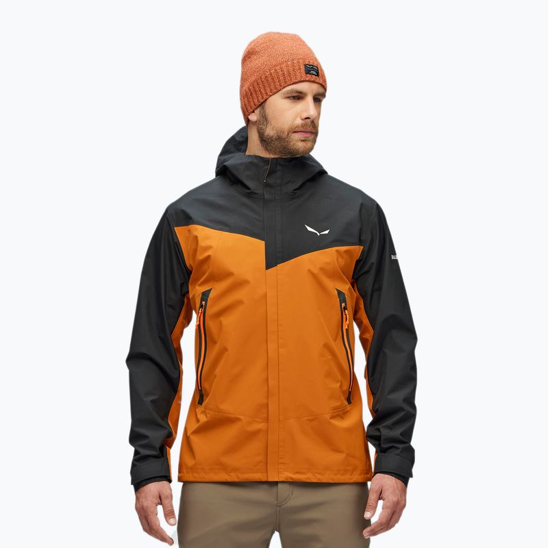 Salewa pánska bunda do dažďa Moiazza GTX-Pac brown/black 00-0000027910 2