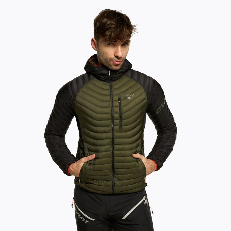 Pánska bunda DYNAFIT Radical Dwn RDS Hood skit green 08-0000070914