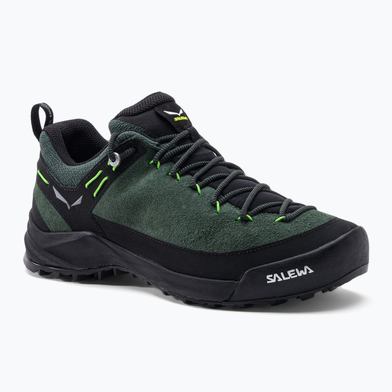 Salewa Wildfire Leather pánske turistické topánky green 00-0000061395