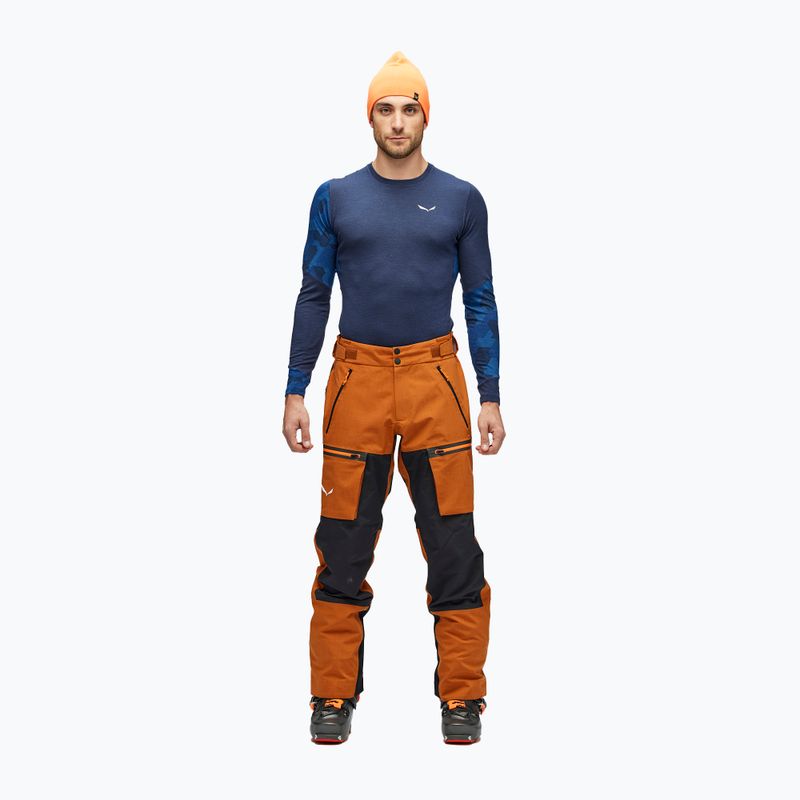 Salewa pánske membránové nohavice Sella 3L Ptxr orange 00-0000028193