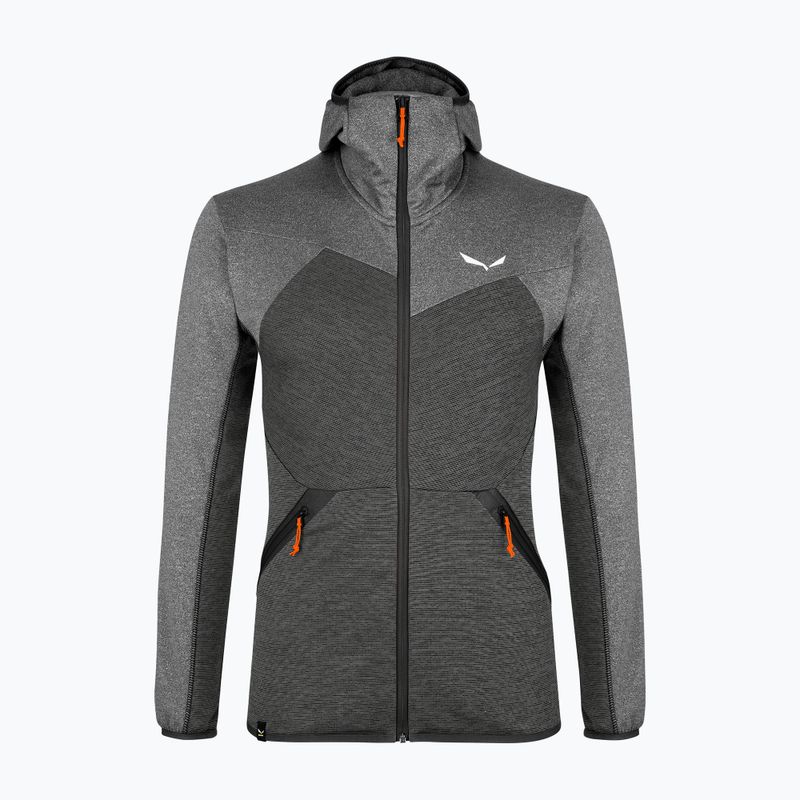 Salewa pánska fleecová mikina Puez Melange PL FZ Hoody šedá 00-0000027386 6