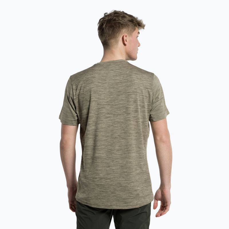 Salewa pánske trekové tričko Puez Hybrid 2 Dry brown 00-0000027397 3