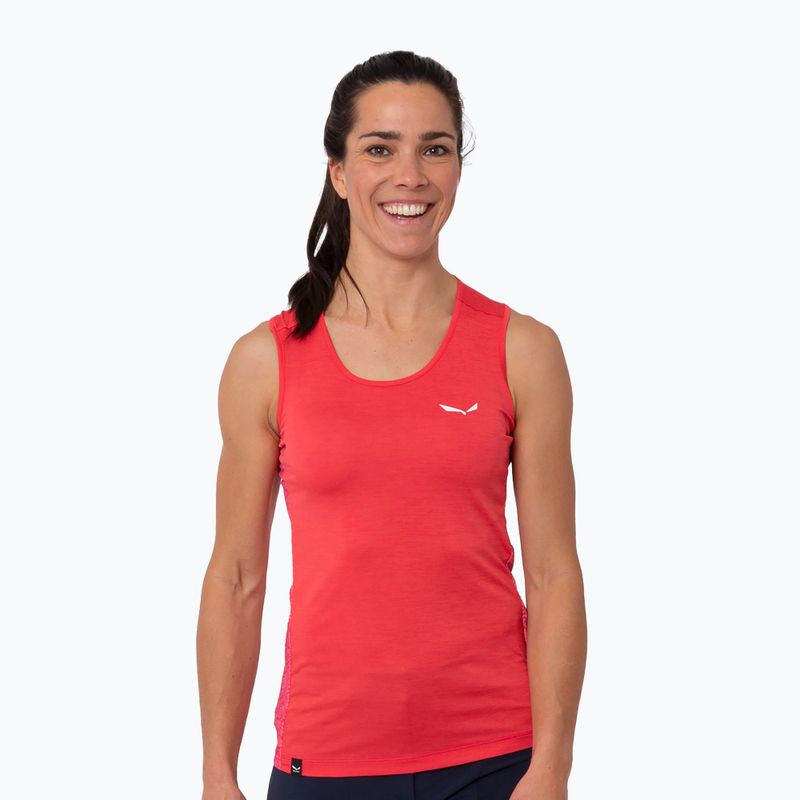 Salewa dámske trekingové tričko Puez Graphic Dry Tank pink 00-0000027482 2
