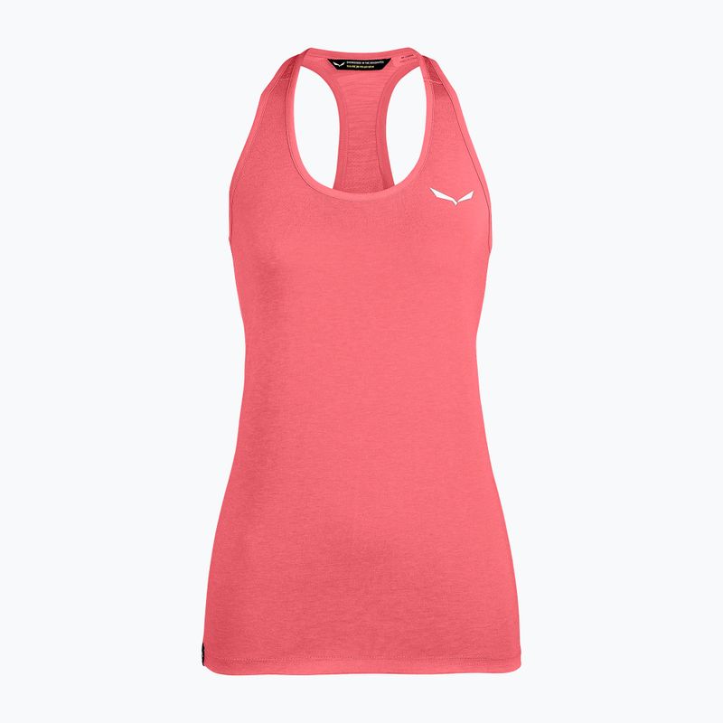 Salewa dámske trekové tričko Agner Hybrid Dry Tank pink 00-0000027705 4