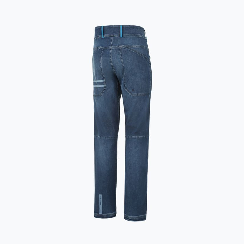 Wild Country pánske lezecké nohavice Session Denim blue 40-0000095190 2