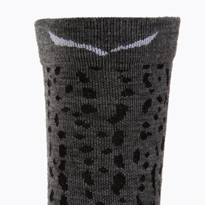 Pánske trekingové ponožky Salewa MTN TRN Sal. AM Crew šedohnedé 00-0000069029 4