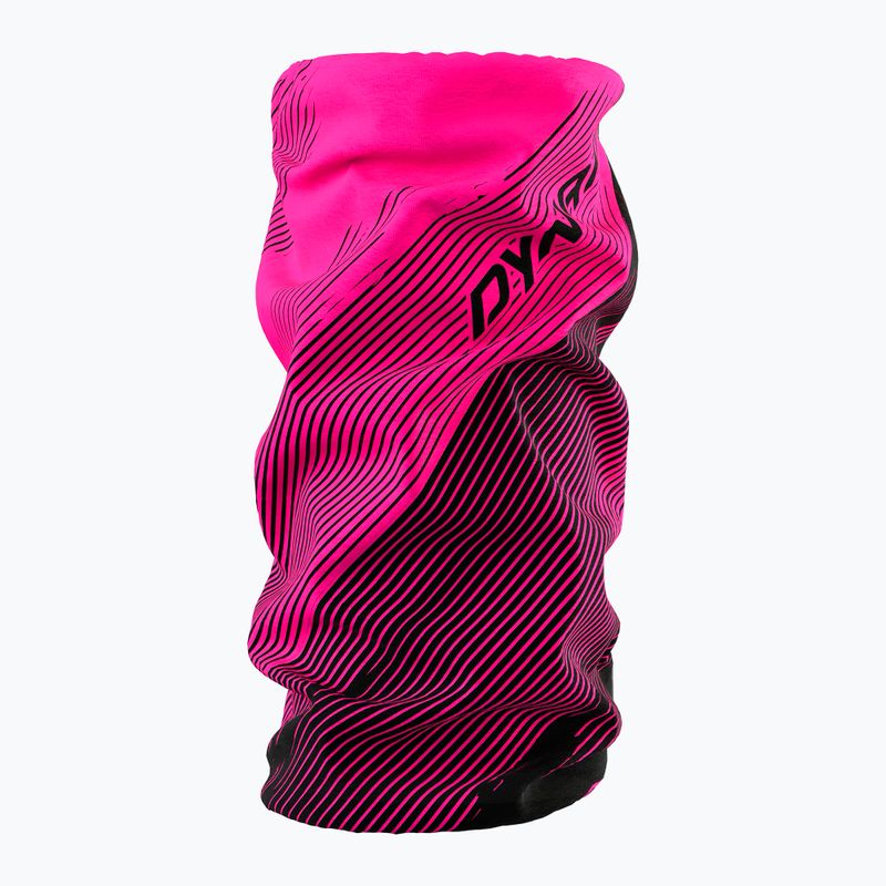 Multifunkčná šatka DYNAFIT Logo Neck Gaiter pink glo/striped