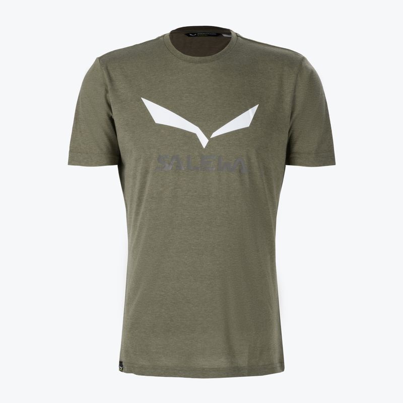 Pánske trekingové tričko Salewa Solidlogo Dry khaki 00-0000027018 4