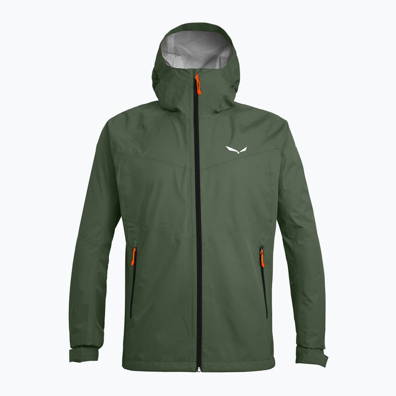Salewa pánska bunda do dažďa Puez Aqua 3 PTX zelená 00-0000024545 5