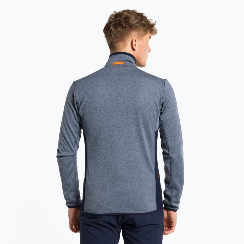 Pánska fleecová mikina Salewa Puez Hybrid PL FZ navy-grey 00-0000027388 3