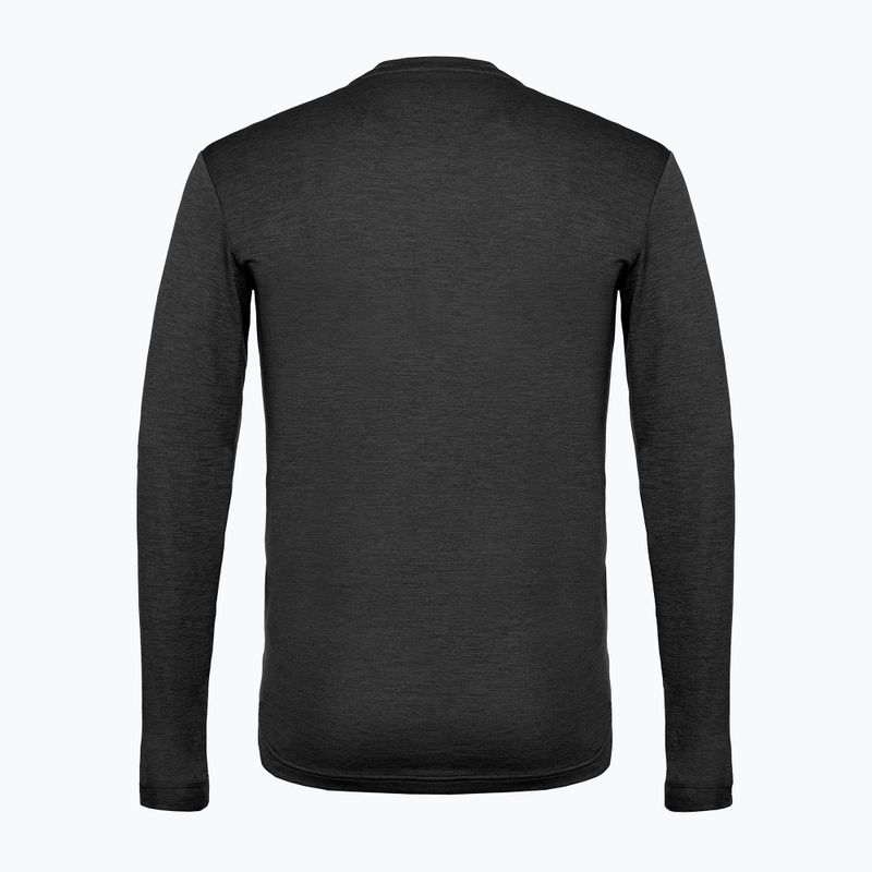 Pánske trekingové tričko Salewa Puez Melange Dry black out melange 2