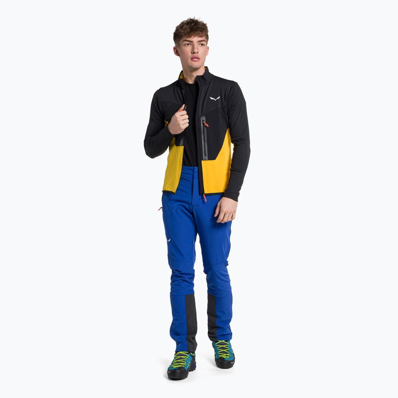 Pánska fleecová mikina Salewa Ortles AM black/yellow 00-0000028178 2