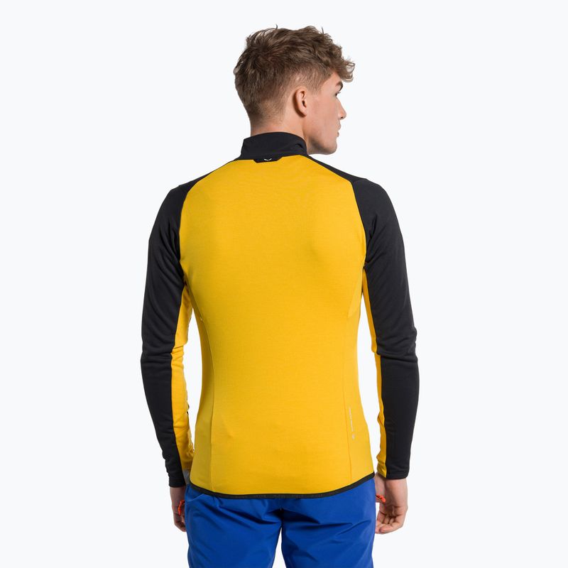 Pánska fleecová mikina Salewa Ortles AM black/yellow 00-0000028178 3