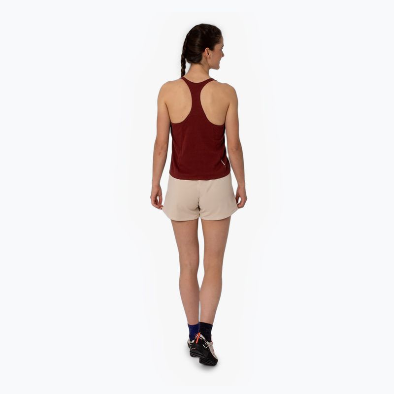 Salewa dámske lezecké tričko Lavaredo Hemp Crop Tank červené 00-0000028369 2