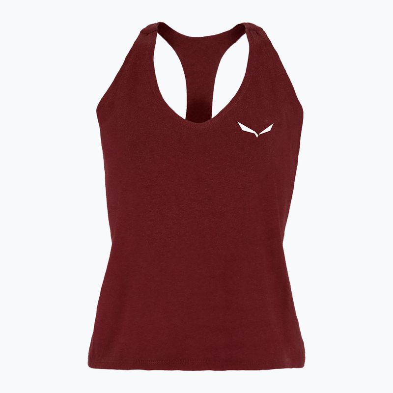 Salewa dámske lezecké tričko Lavaredo Hemp Crop Tank červené 00-0000028369 5