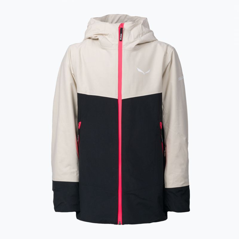 Salewa Sella Ptx/Twr detská lyžiarska bunda beige/black 00-0000028490 3