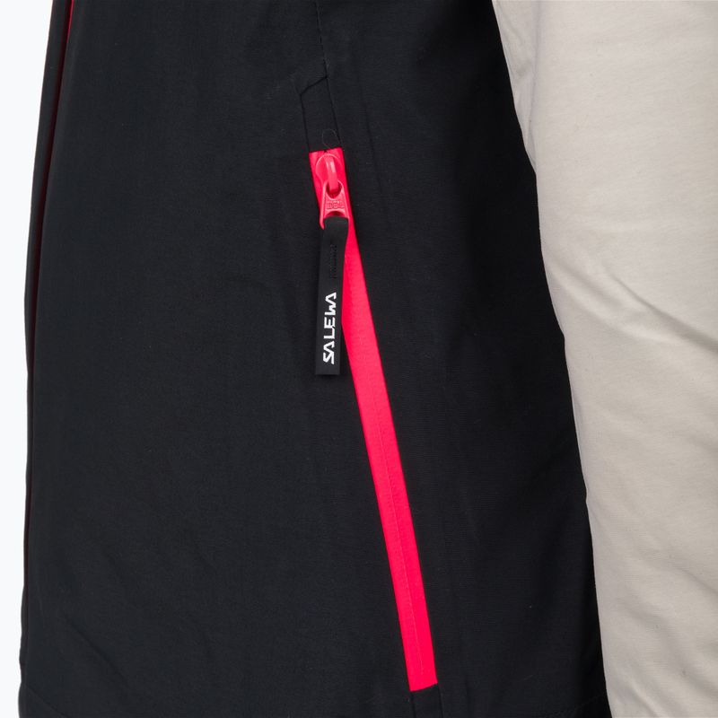 Salewa Sella Ptx/Twr detská lyžiarska bunda beige/black 00-0000028490 8