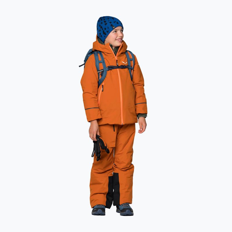 Salewa detské membránové nohavice Sella Ptx/Twr orange 00-0000028497 2