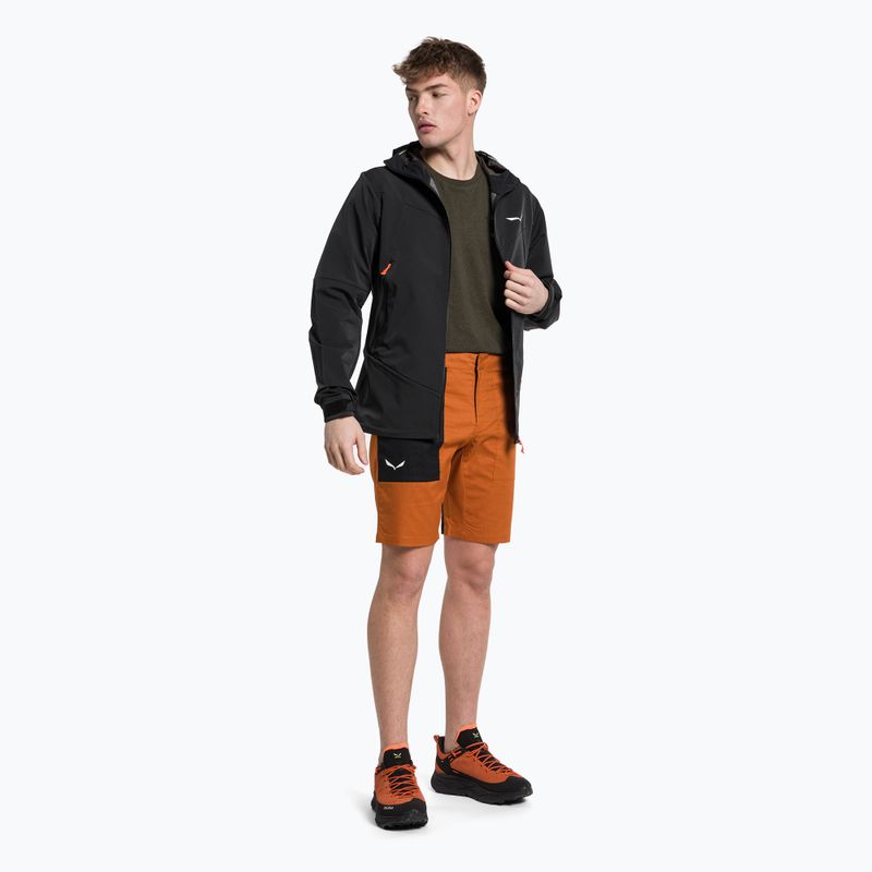 Salewa pánska softshellová bunda Sella DST black 00-0000028468 2