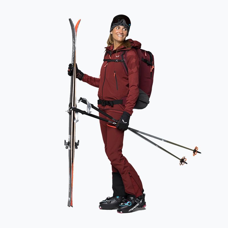 Salewa dámske softshellové nohavice Sella DST Lights red 00-0000028475 3