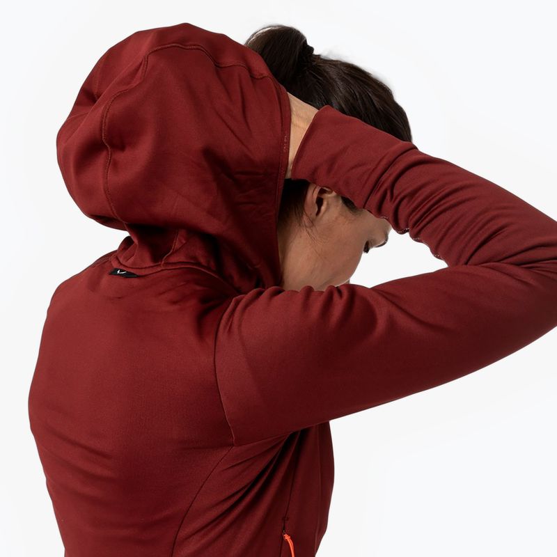 Salewa dámska trekingová mikina Puez Polarlite s kapucňou červená 00-0000028522 5