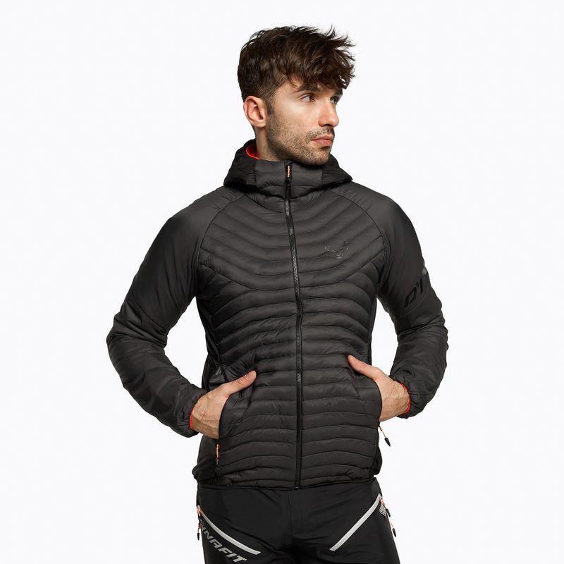 Pánska lyžiarska bunda s kapucňou DYNAFIT Speed Insulation Grey 08-0000071581