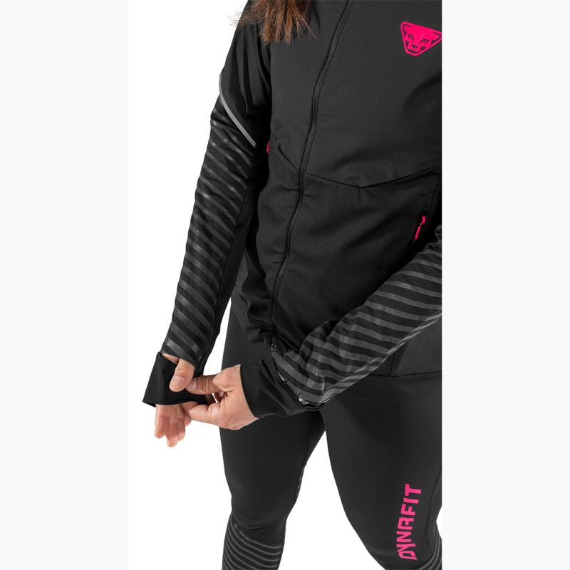 Dámska bežecká bunda DYNAFIT Alpine Reflective black out pink glo 4