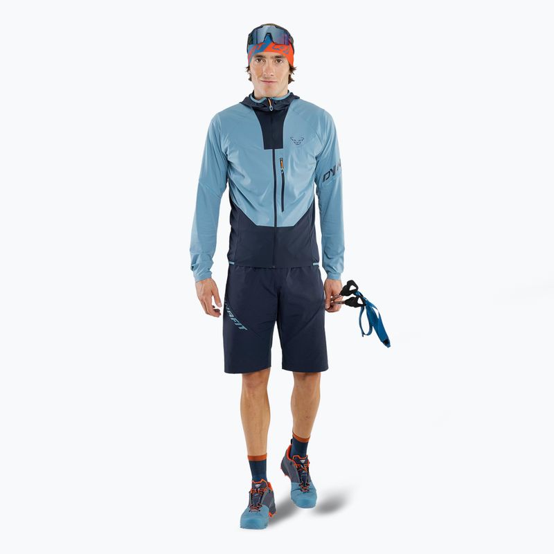 Pánska vetrovka DYNAFIT Traverse Dynastretch storm blue 2