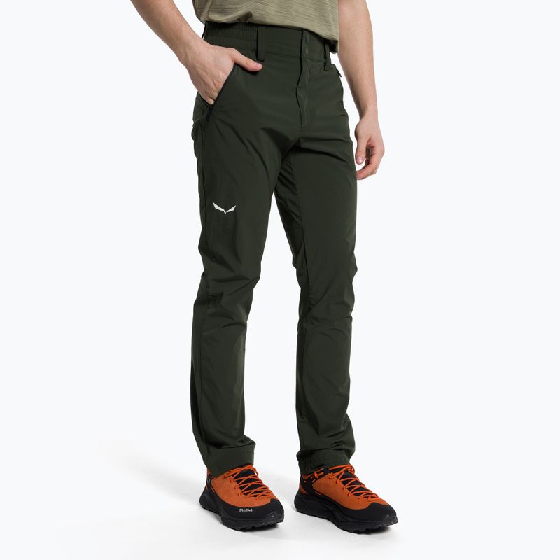 Salewa pánske trekingové nohavice Talveno 2 DST green 00-0000027804