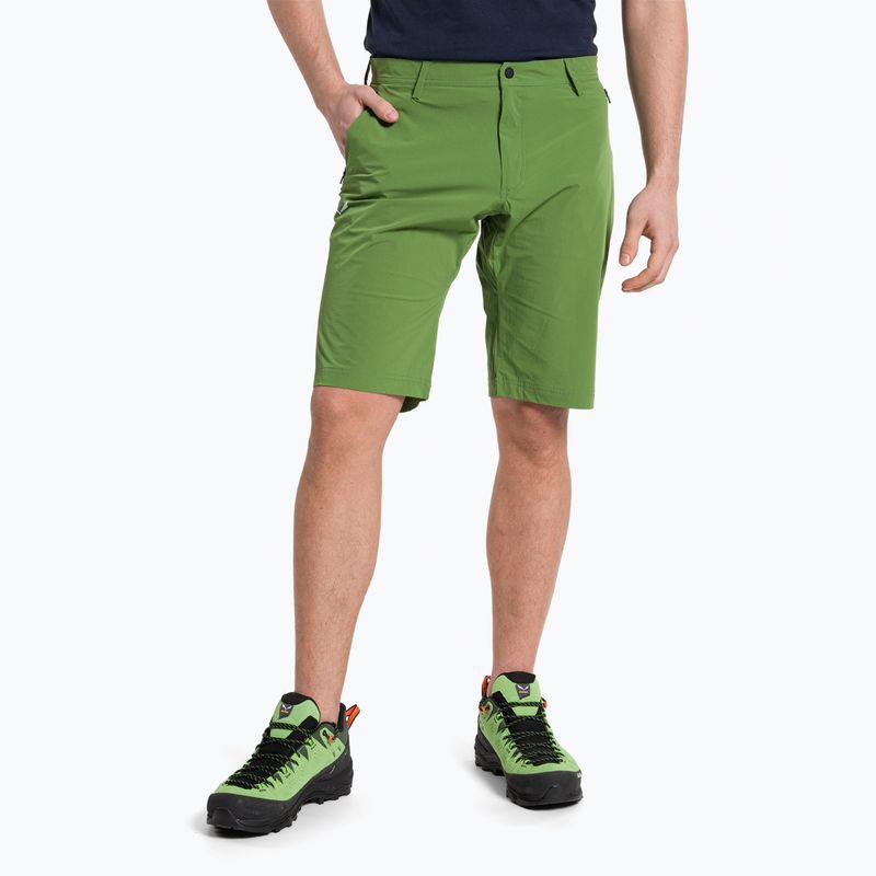 Salewa Talveno DST pánske turistické šortky svetlo zelená 00-0000027064
