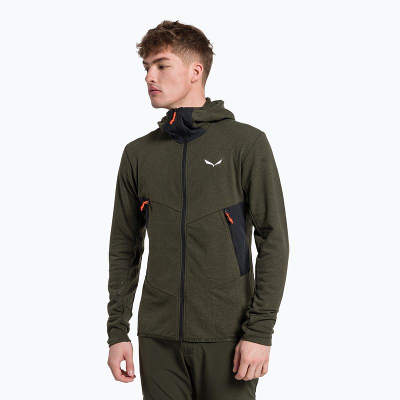 Salewa pánska trekingová mikina Lavaredo Hemp Hooded green 00-0000028237