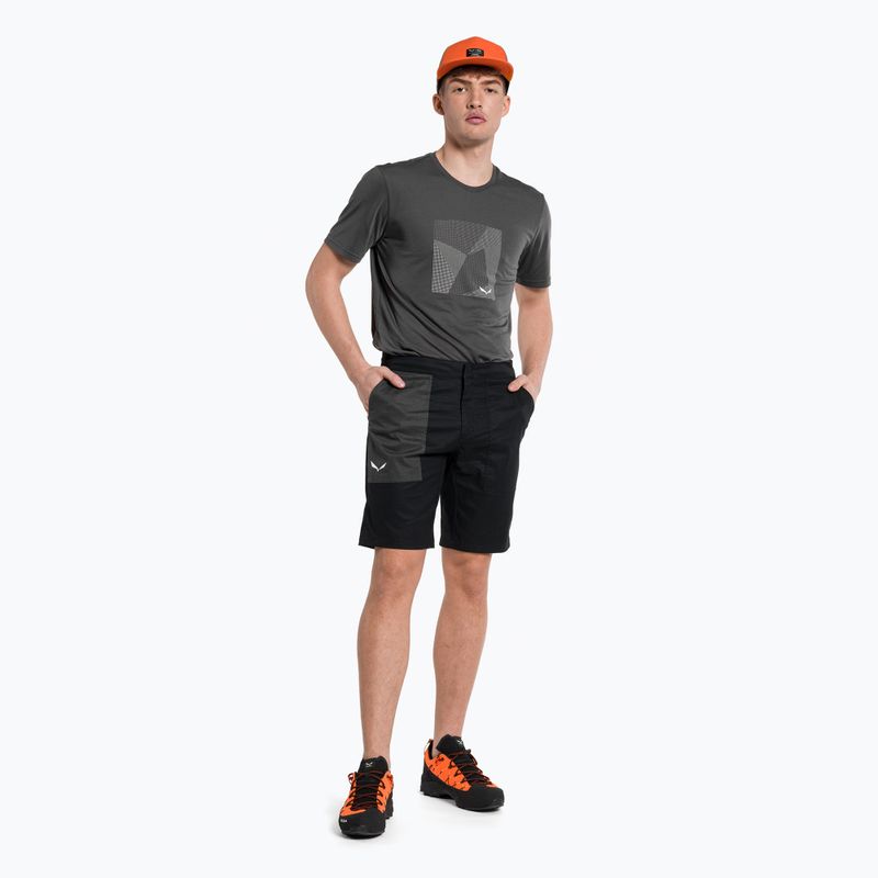 Salewa Lavaredo Hemp Ripstop pánske lezecké šortky čierne 00-0000028552 2