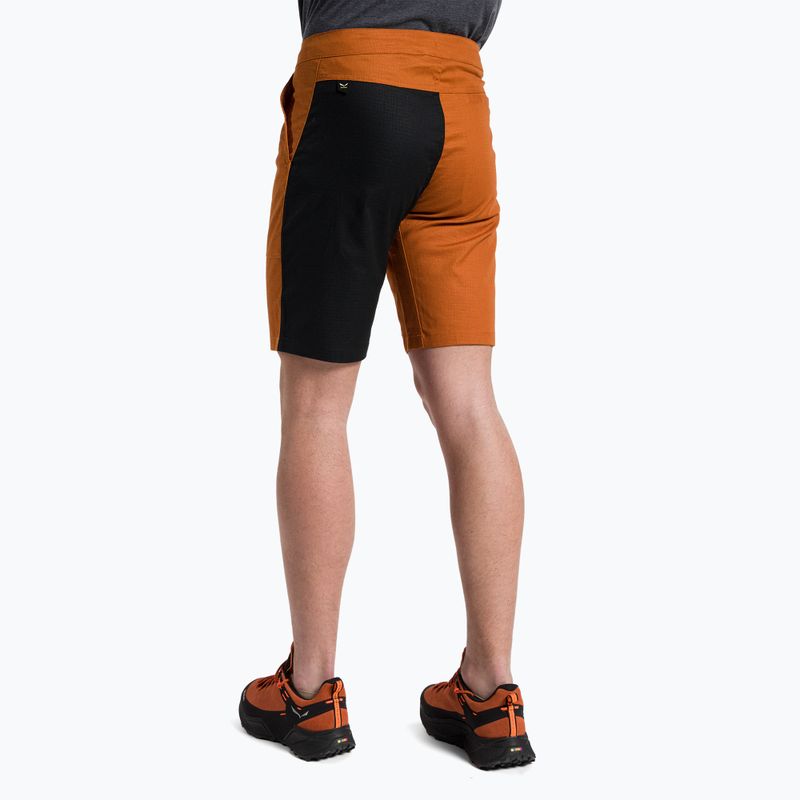 Salewa pánske lezecké šortky Lavaredo Hemp Ripstop brown 00-0000028552 3