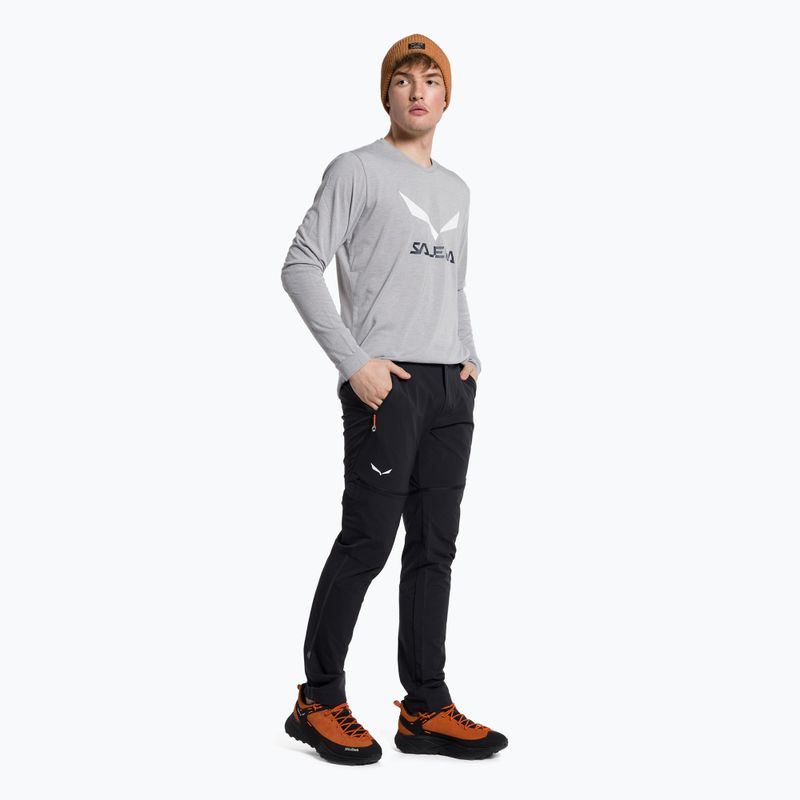 Salewa pánske trekingové nohavice Pedroc 2 DST 2/1 black 00-0000028587 2