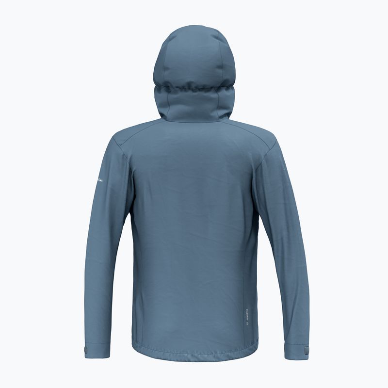 Pánska bunda do dažďa Salewa Puez Aqua 4 PTX 2.5L java blue 2